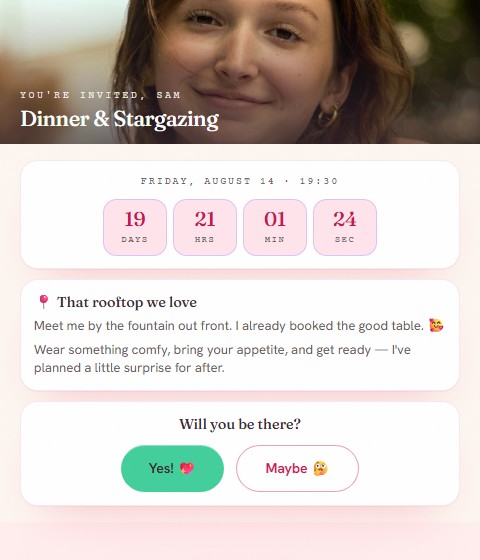 Preview of the Date Plan edition
