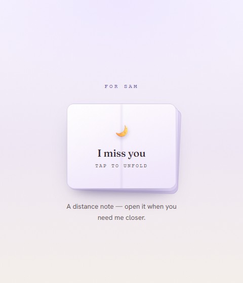 Preview of the I Miss You edition