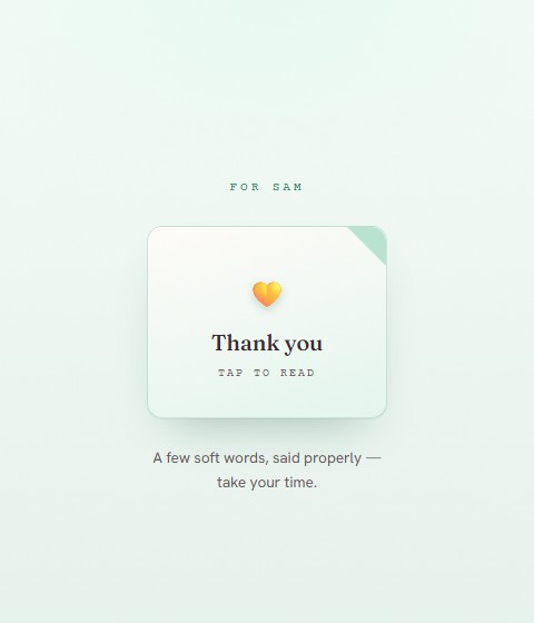 Preview of the Thank You, Properly edition